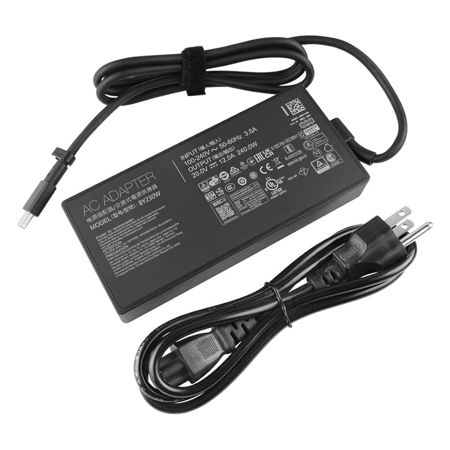 ASUS ROG Zephyrus M16 電源ACアダプタA20-240P1A ☆新品☆ASUS ROG Zephyrus M16 電源、ACアダプタ 20V~12A 240W
